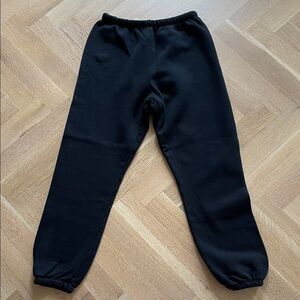NWT PWT PERFECTWHITETEE Stevie sweatpants size small black